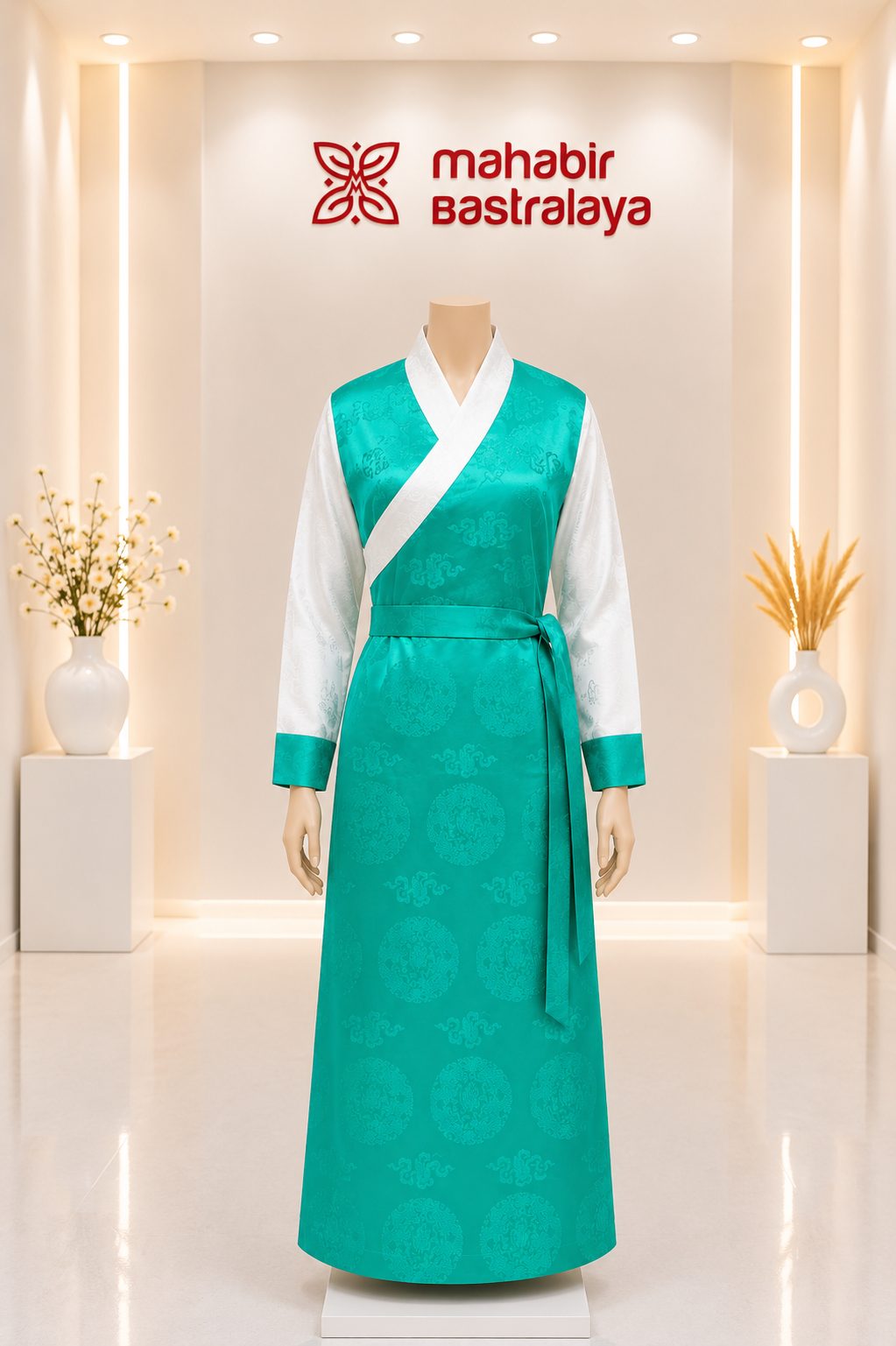 Tibetan Bakhu in Jacquard Fabric 14