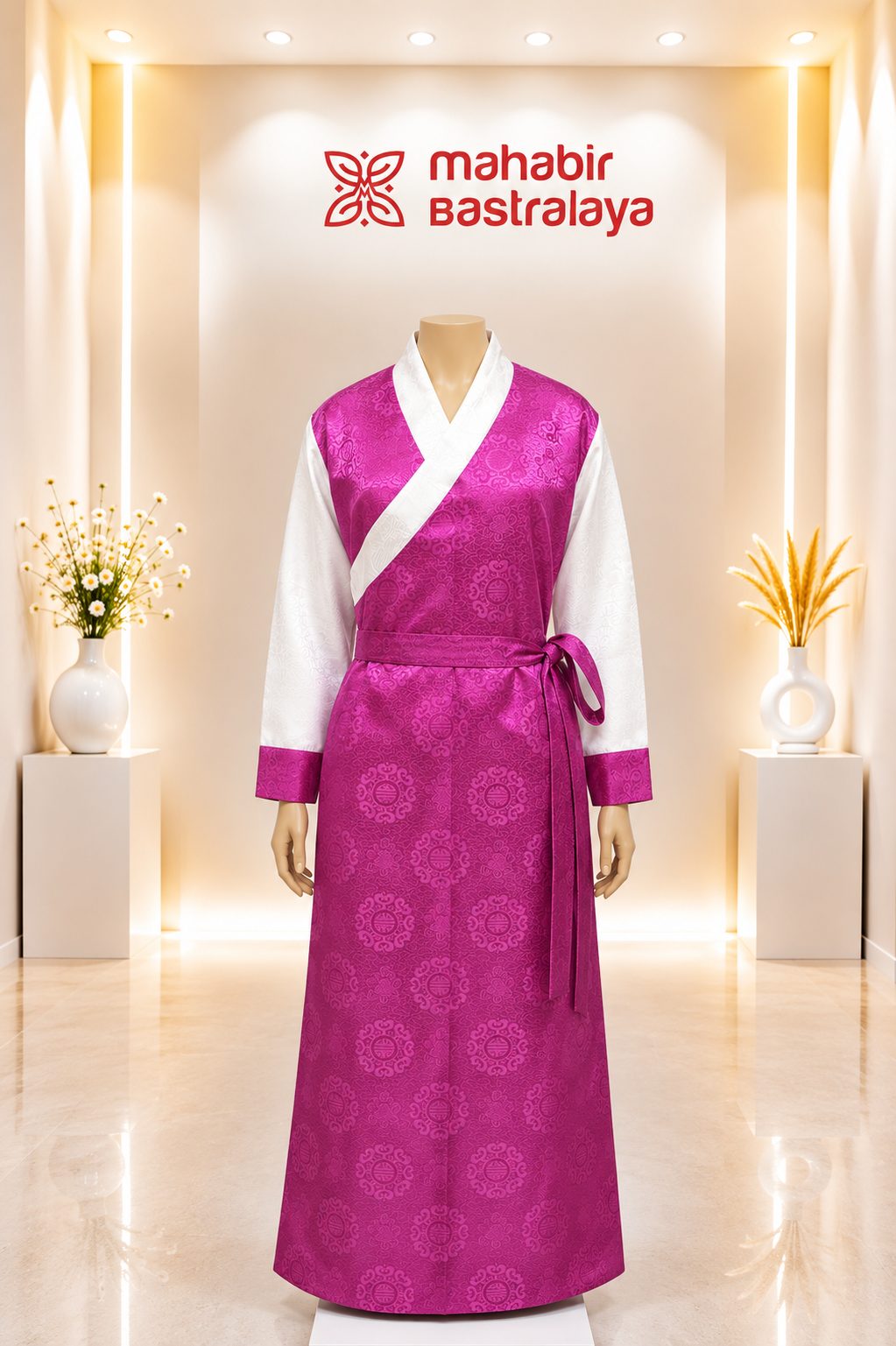 Tibetan Bakhu in Jacquard Fabric 4