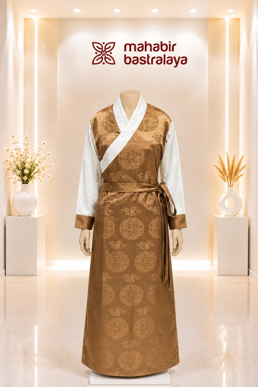 Tibetan Bakhu in Jacquard Fabric 7