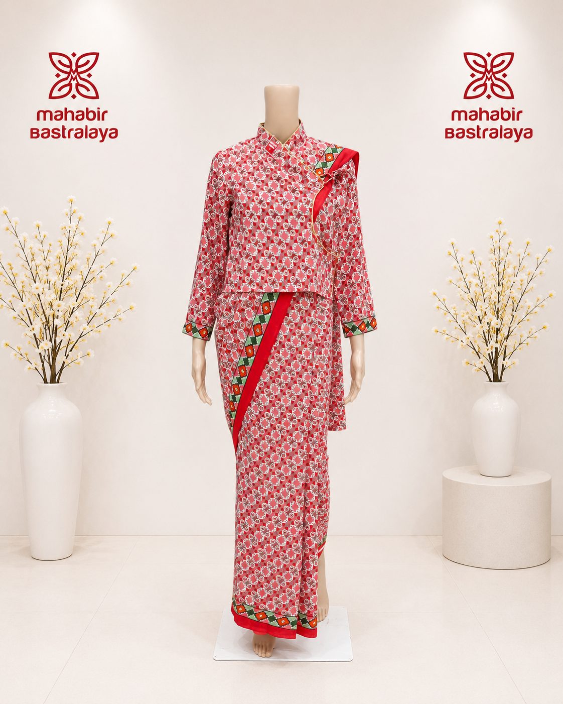 DHAKA SAREE CHOUBANDI CHOLI 5