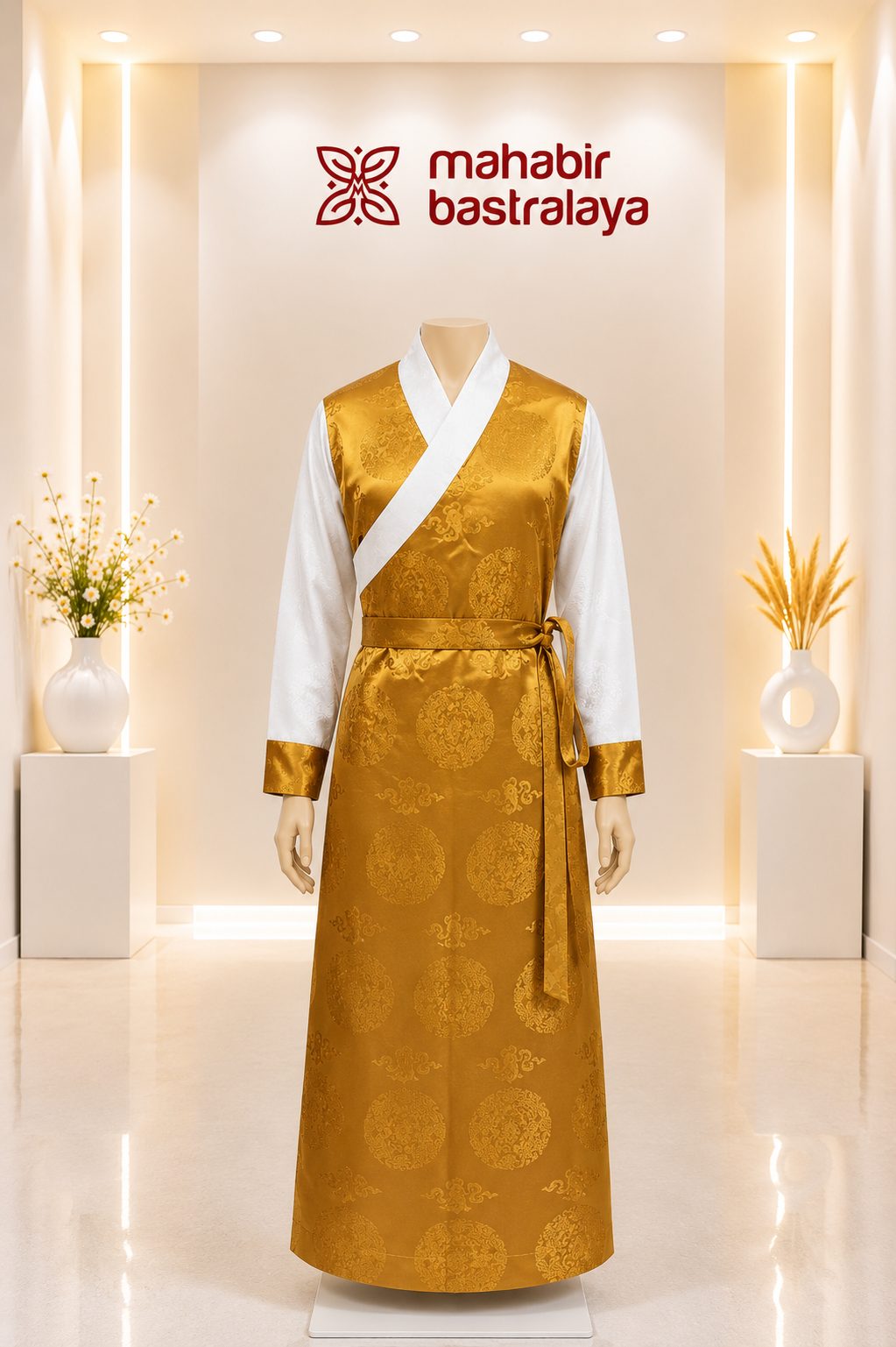Tibetan Bakhu in Jacquard Fabric 9