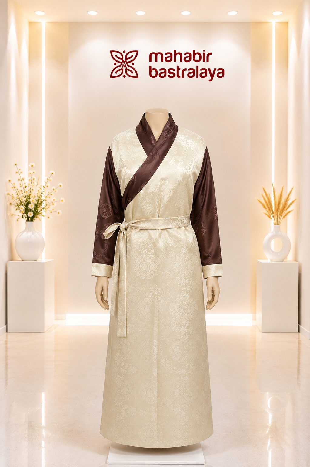 Tibetan Bakhu in Jacquard Fabric 8