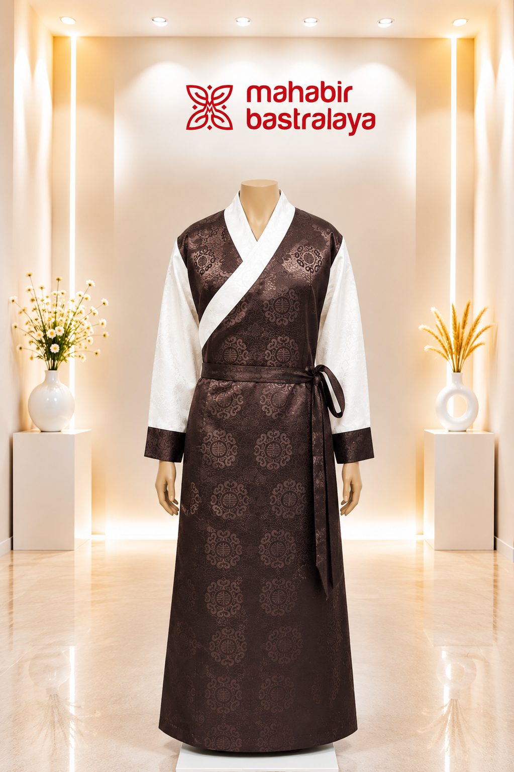 Tibetan Bakhu in Jacquard Fabric 3